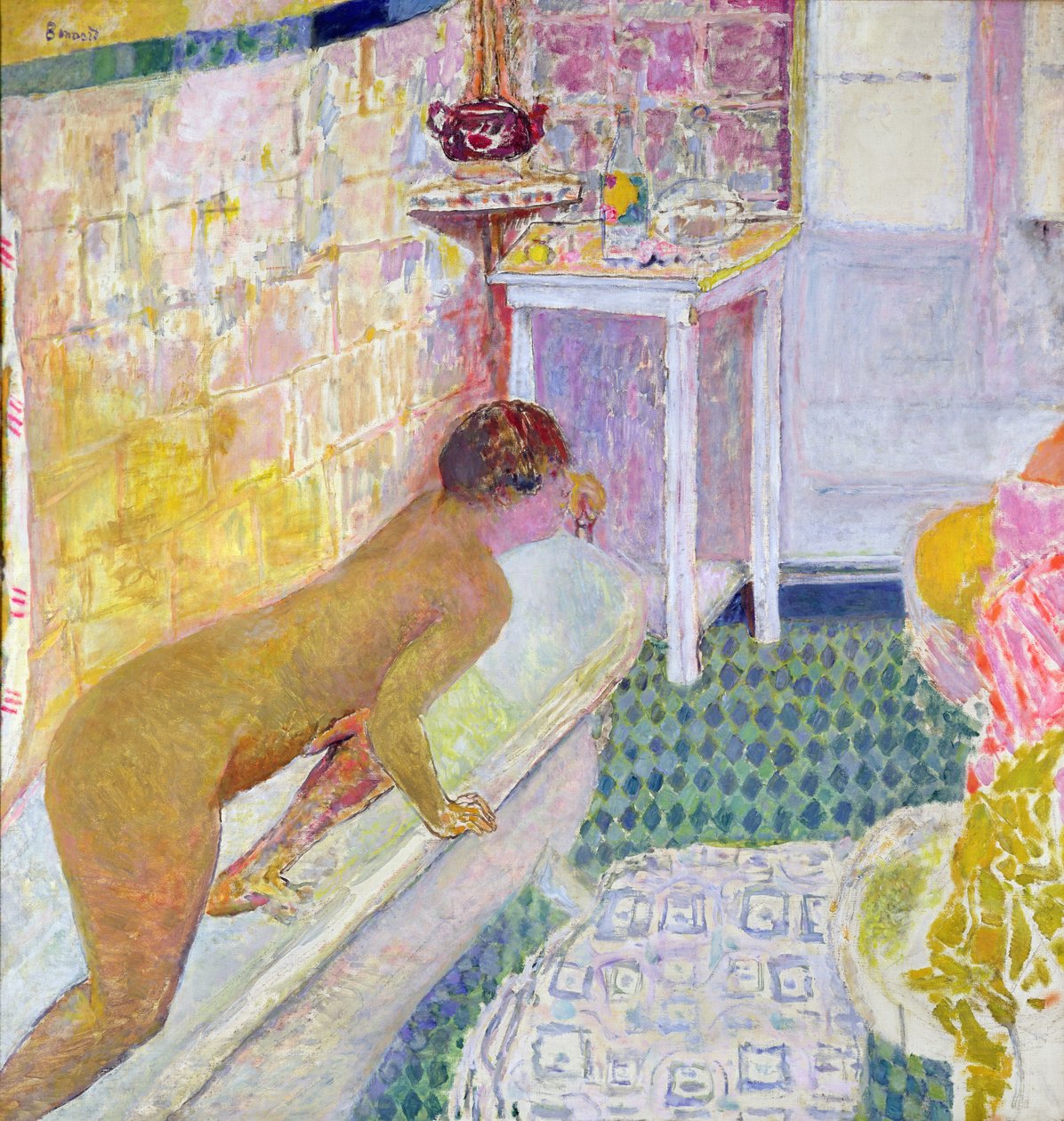 Leaving the Bath, c.1926-30 by Pierre Bonnard