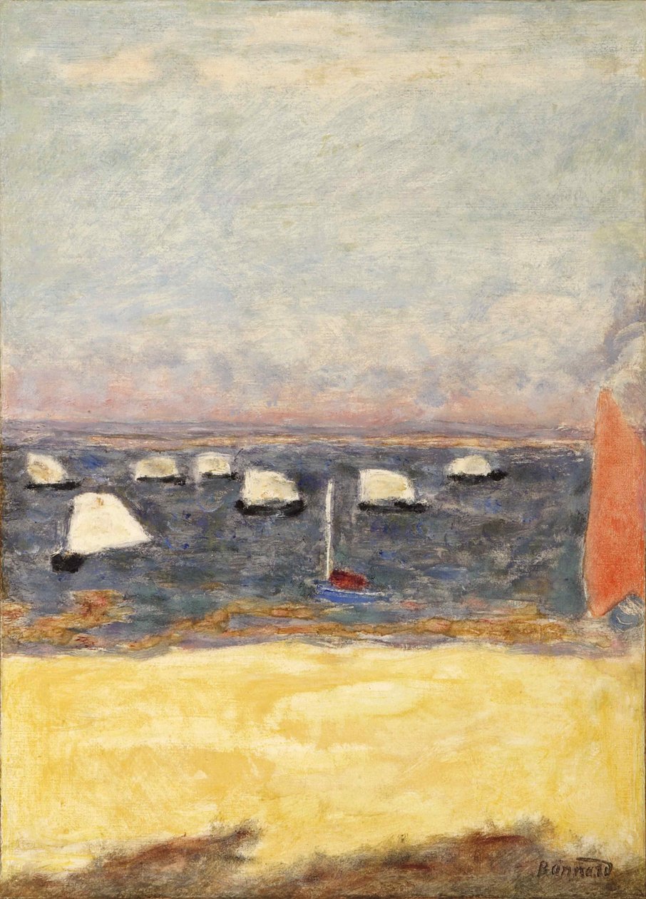 The Sailboats, Regattas by Pierre Bonnard