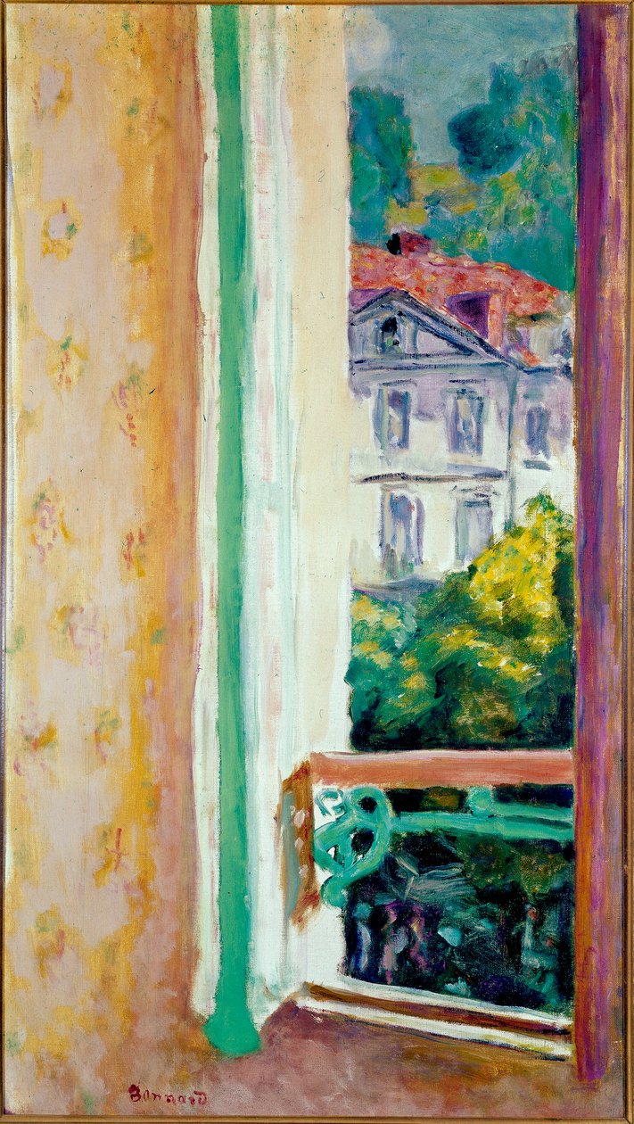 Open window in Uriage by Pierre Bonnard