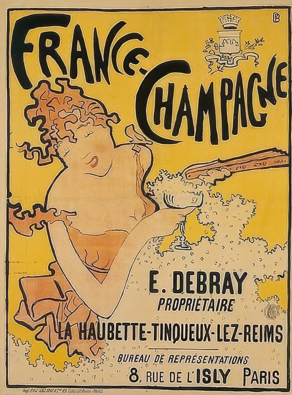 Poster for France-Champagne. 1889-1891 by Pierre Bonnard
