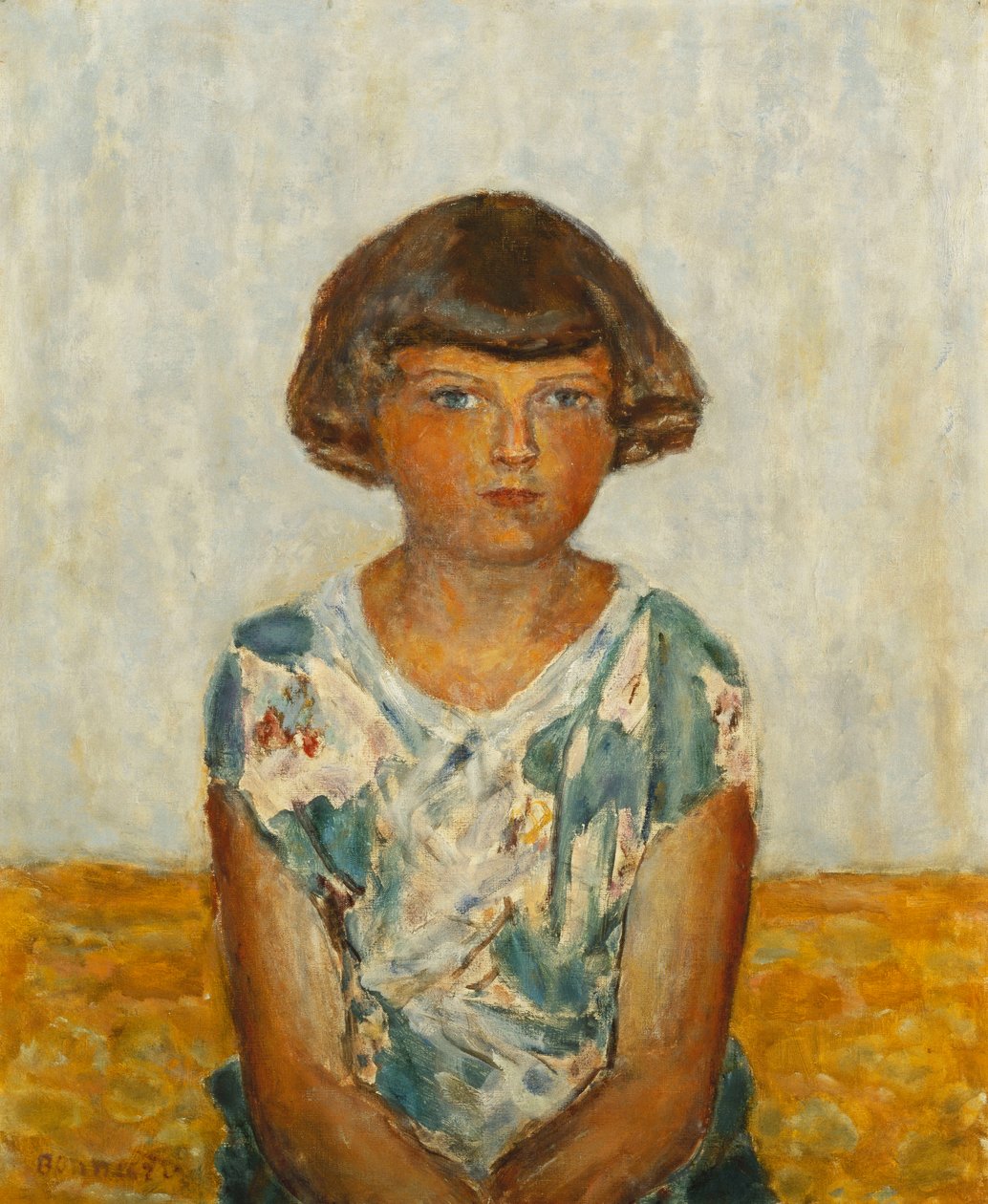 Portrait of a Young Girl by Pierre Bonnard