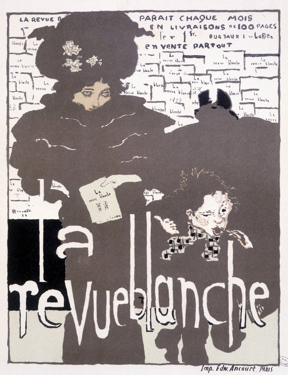 Press Poster for La Revue Blanche (Illustration) by Pierre Bonnard