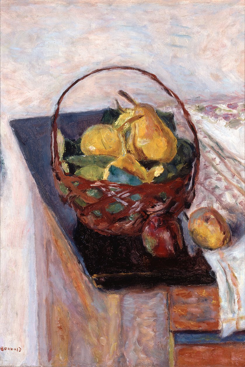 The Basket of Fruit by Pierre Bonnard