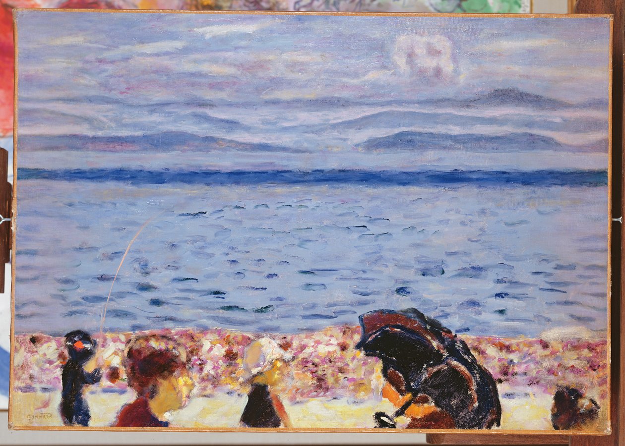 The Beach, Blue Sea by Pierre Bonnard: Buy fine art print