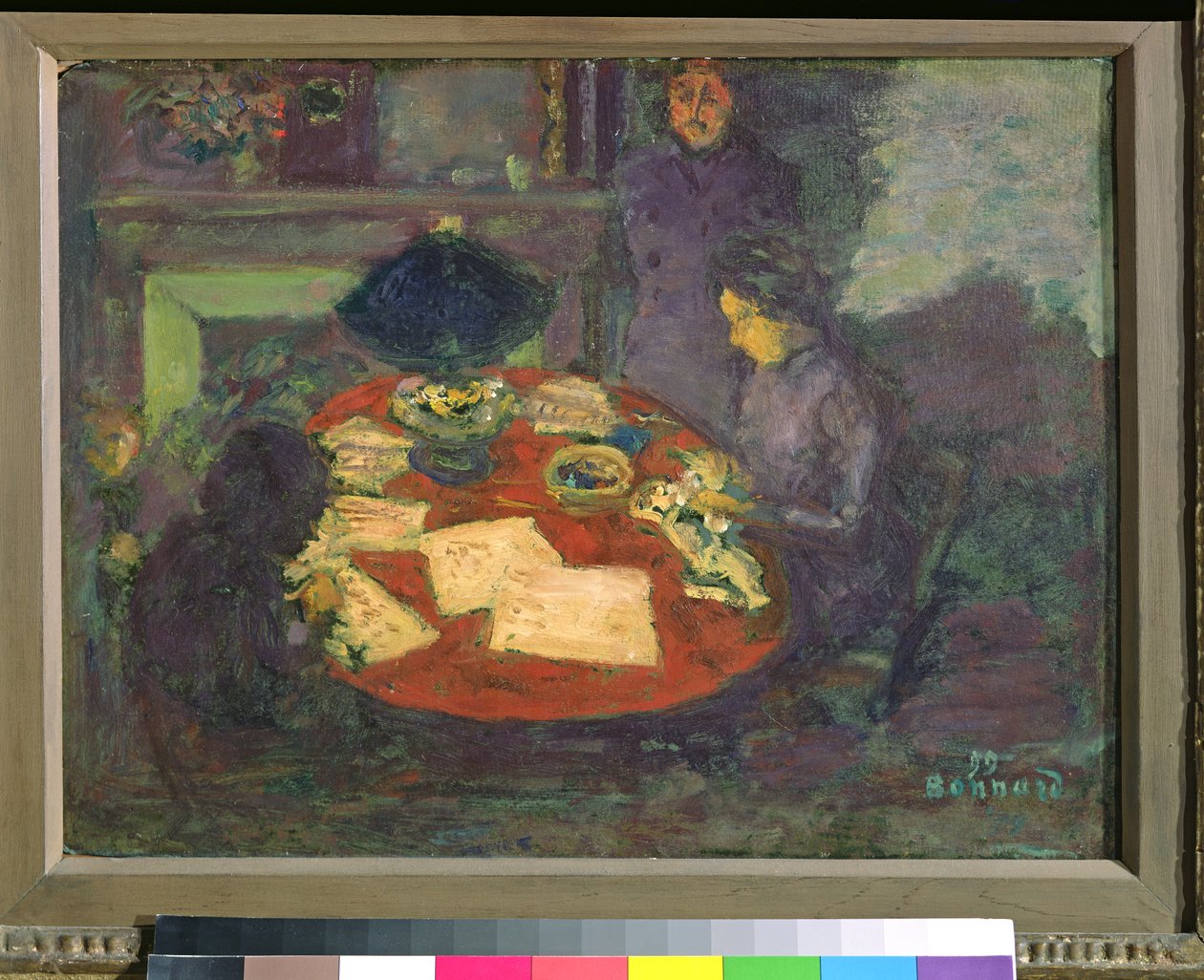 Under the Lamp, 1899 by Pierre Bonnard