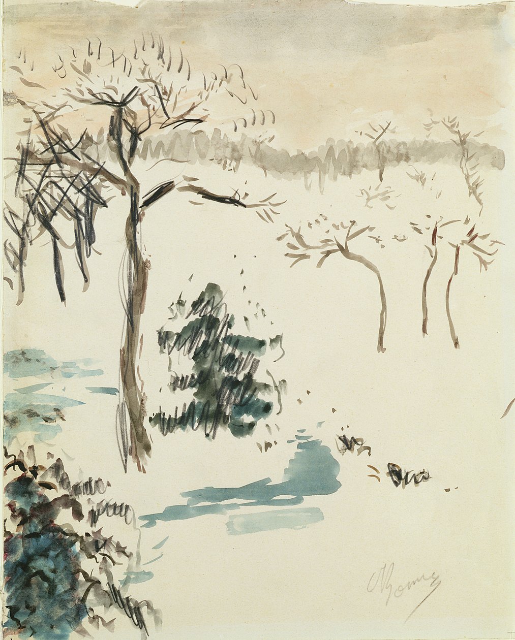 Winter Landscape, 1910 by Pierre Bonnard