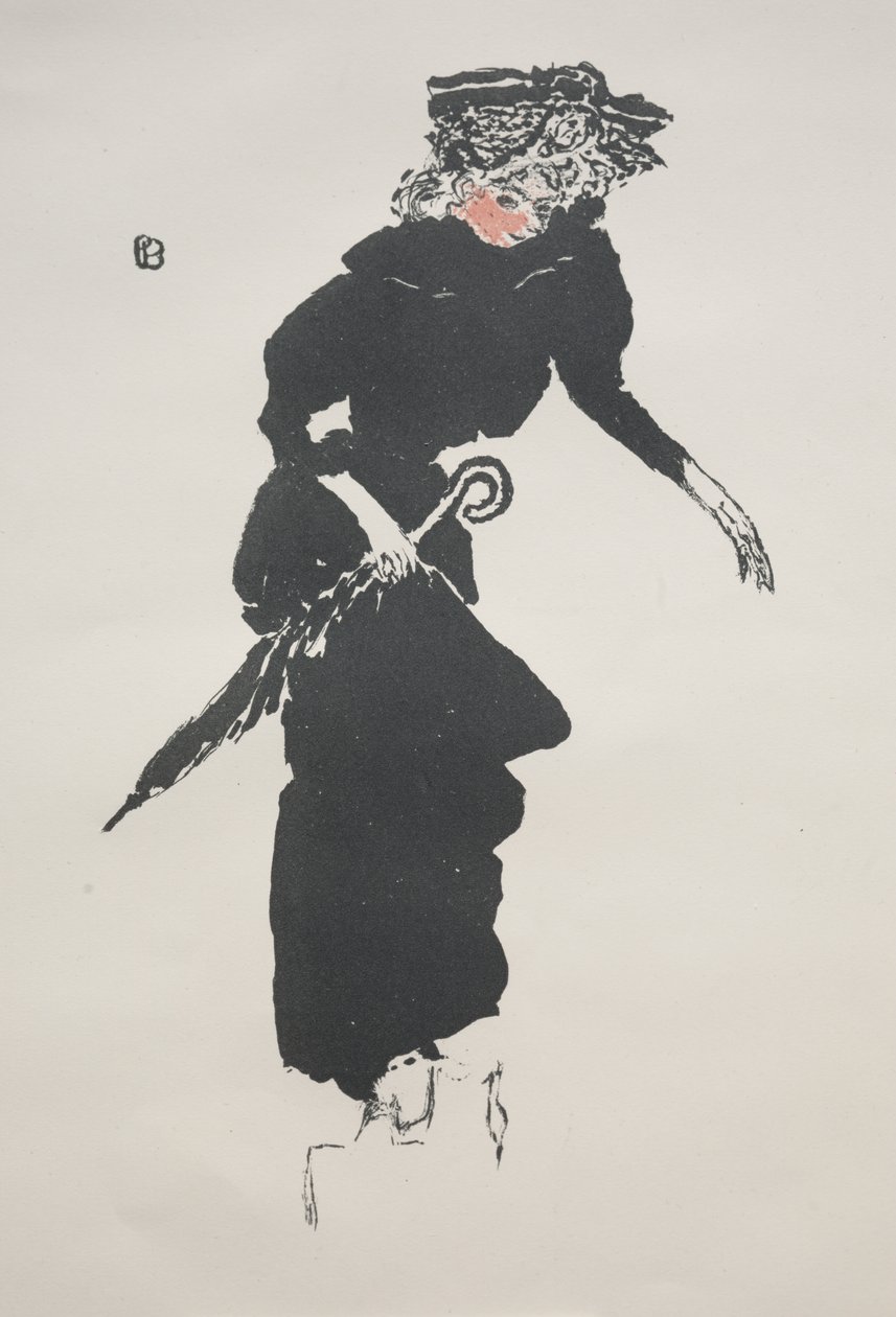 Woman with an Umbrella by Pierre Bonnard