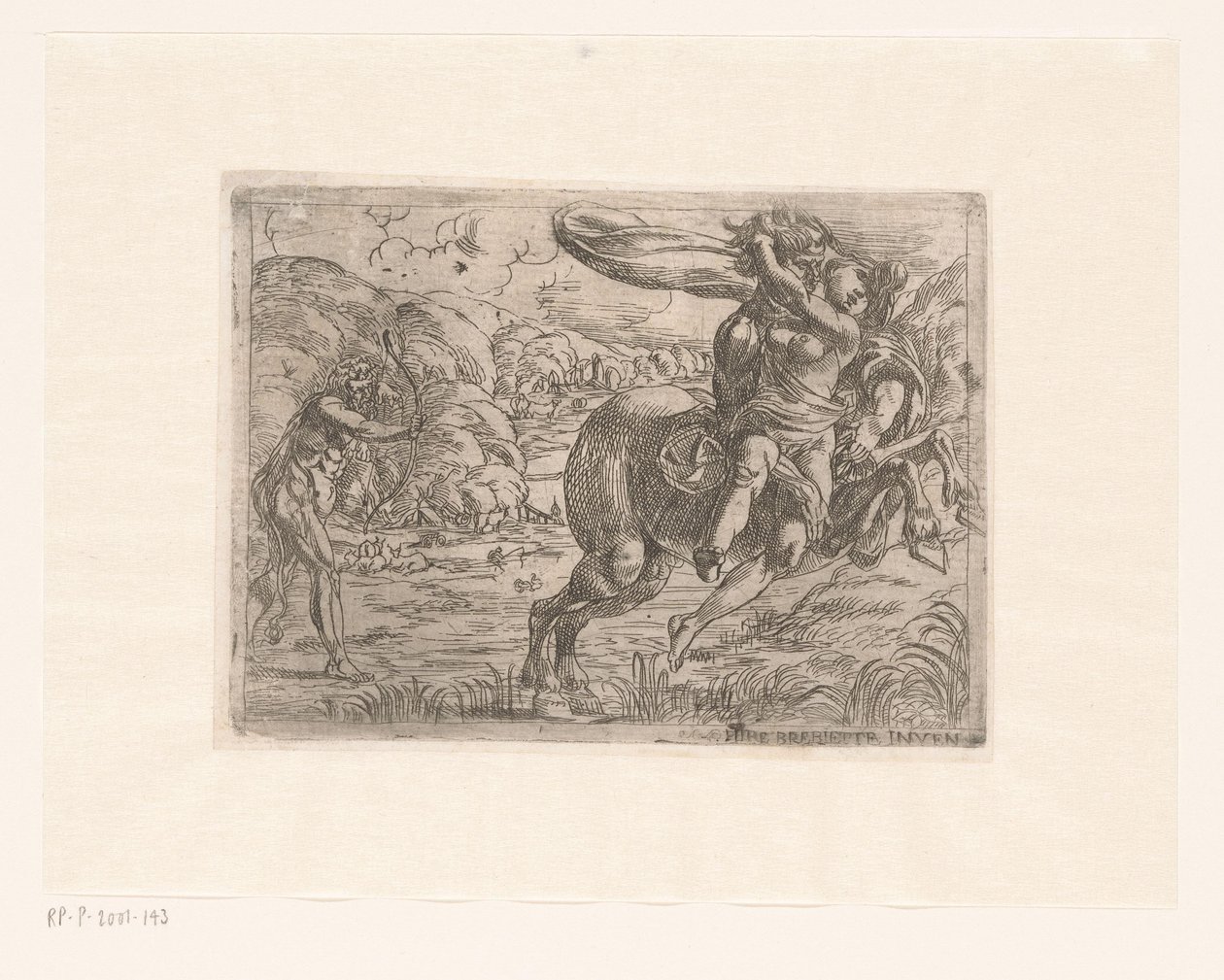 Hercules Rescues Deianira from Nessus by Pierre Brebiette