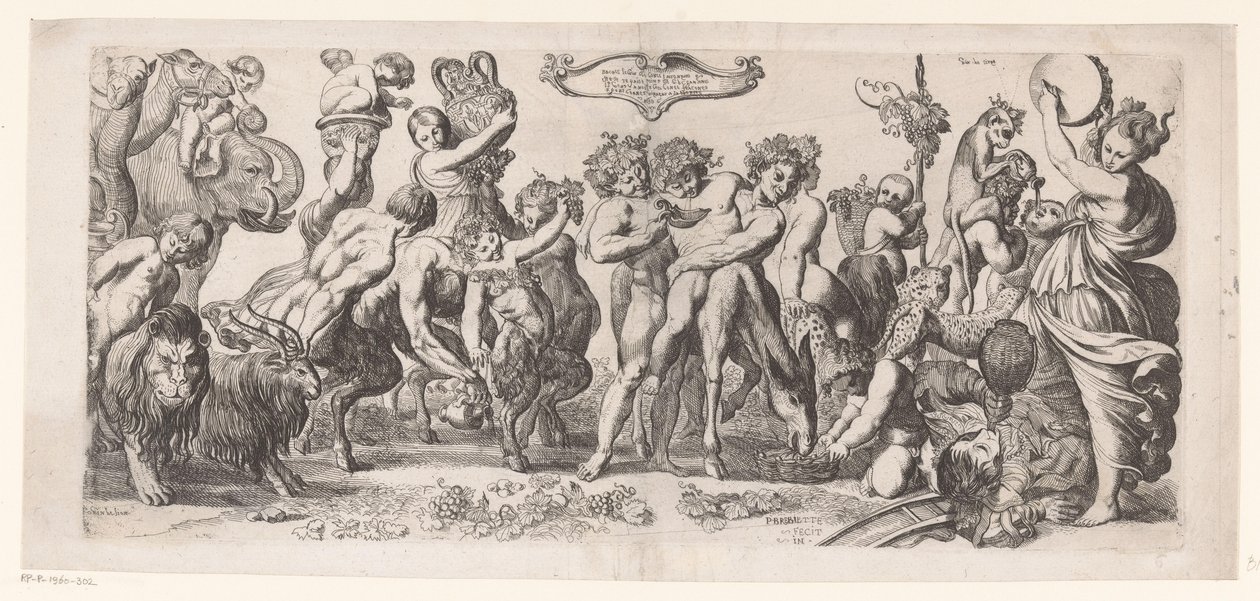 Triumph of Bacchus by Pierre Brebiette