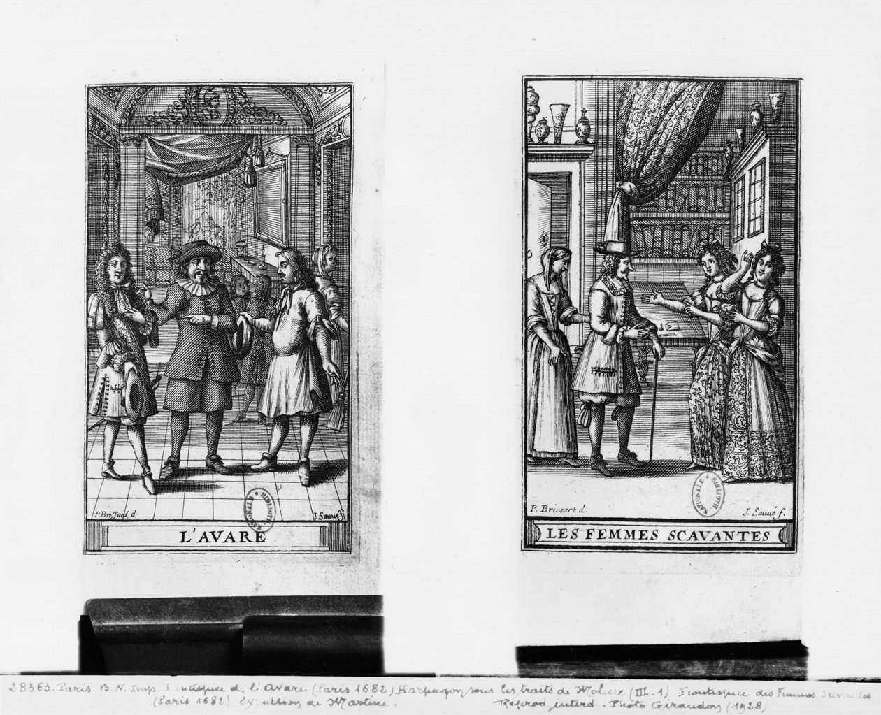 Moliere as Harpagon, Frontispiece for 