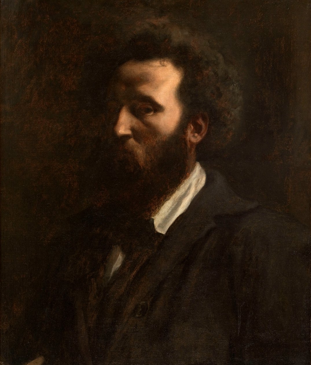 Self-Portrait, 1857 by Pierre Cécil Puvis de Chavannes
