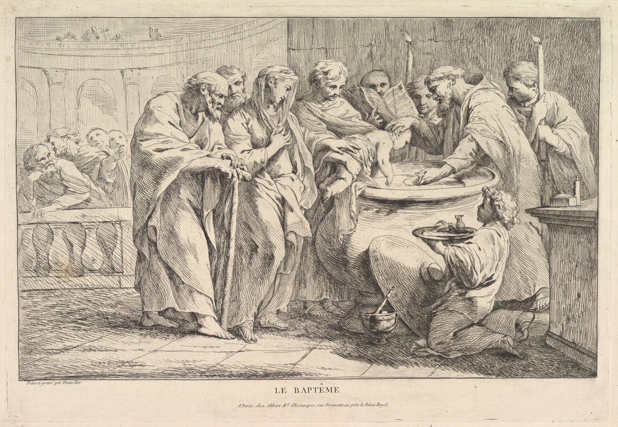 The Baptism by Pierre Charles Tremolieres