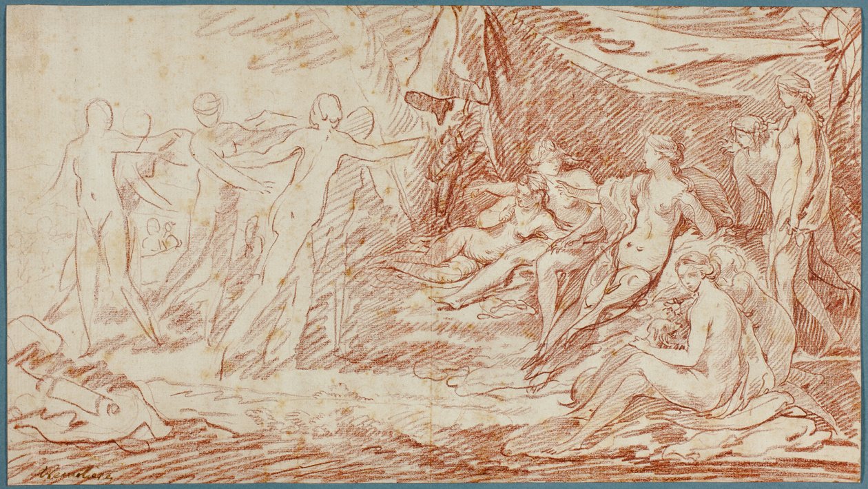 The Bath of Diana by Pierre Charles Tremolieres