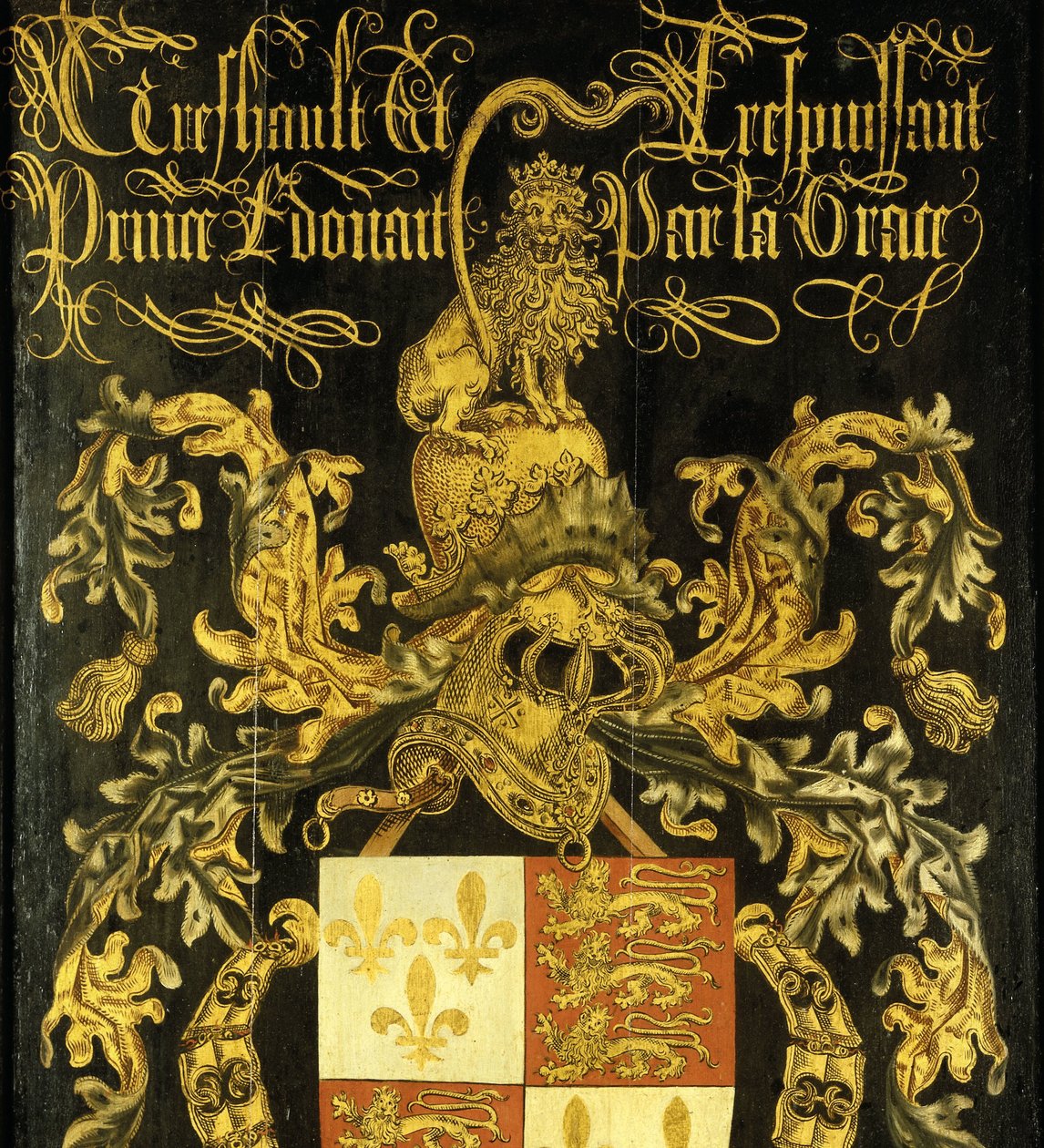 Shield of Edward IV (1442-83), King of England, in his Capacity as Knight of the Order of the Golden Fleece by Pierre Coustain (attributed to)