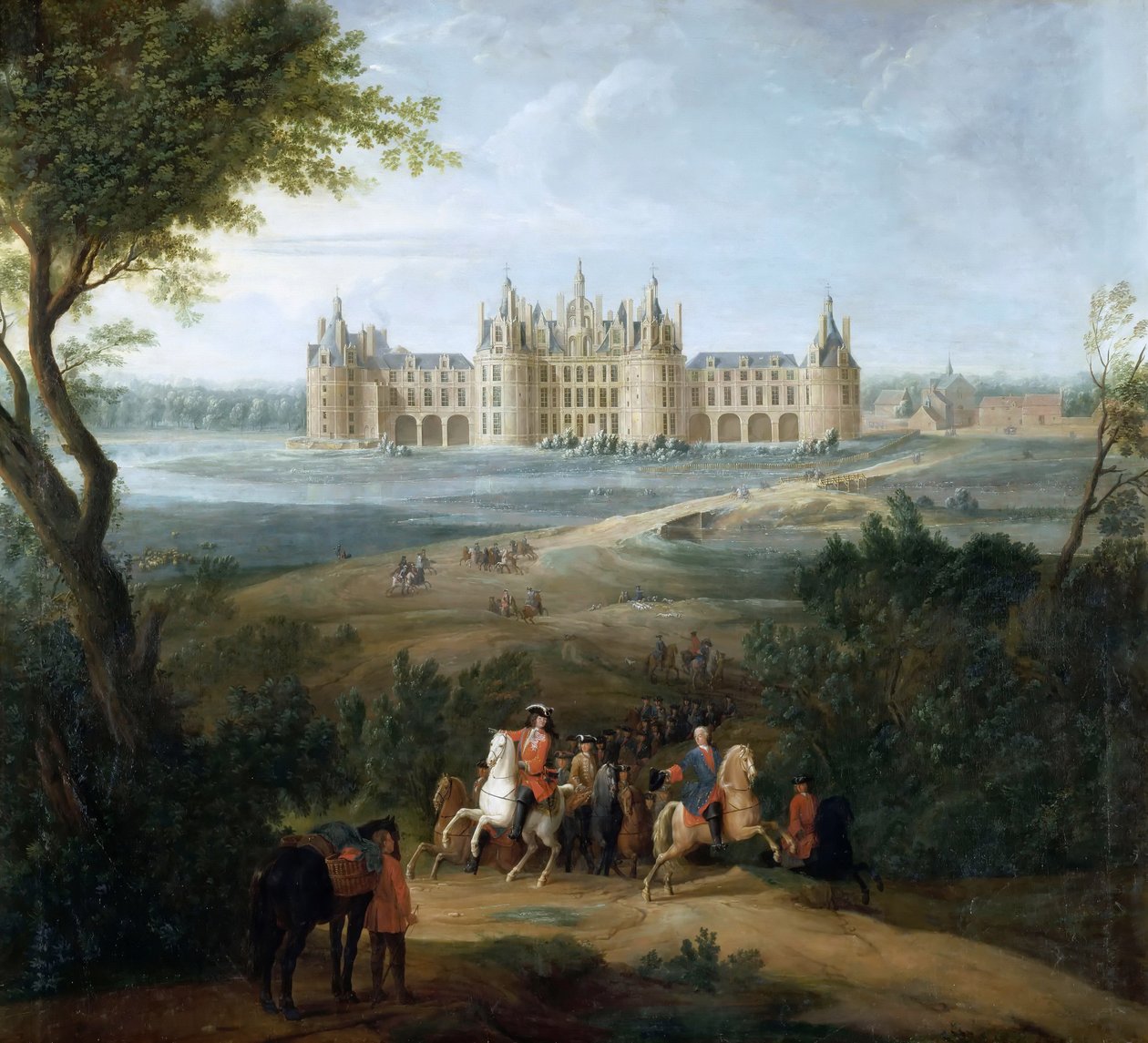 View of the Château de Chambord, from the Park by Pierre Denis II Martin