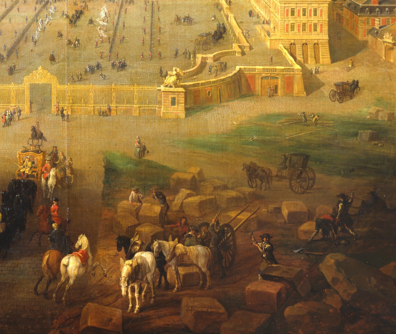 The Chateau de Versailles and the Place d