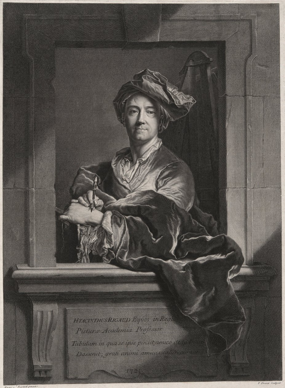 Hyacinthe Rigaud (1659-1743) by Pierre Drevet
