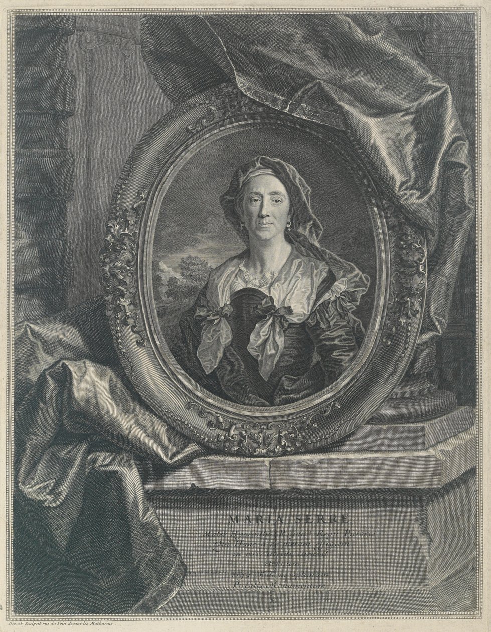 Madame Marie Rigaud (Maria Serre) by Pierre Drevet