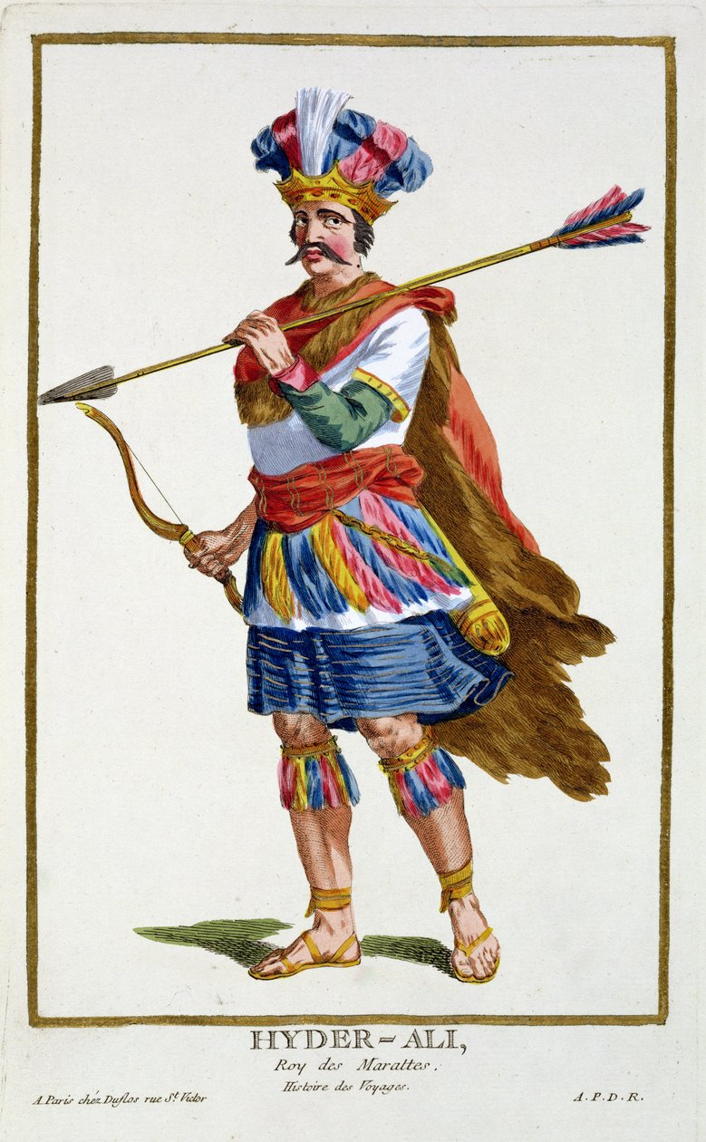 Hyder Ali (1722-82) from 