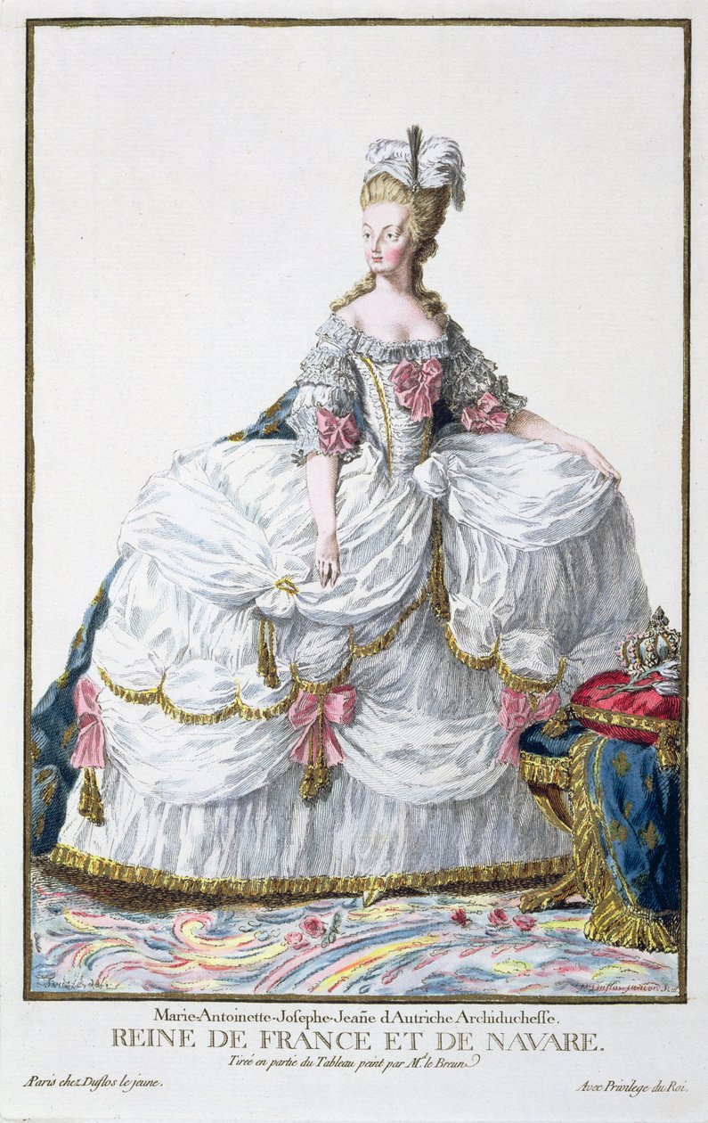 Marie Antoinette (1752-93) from 
