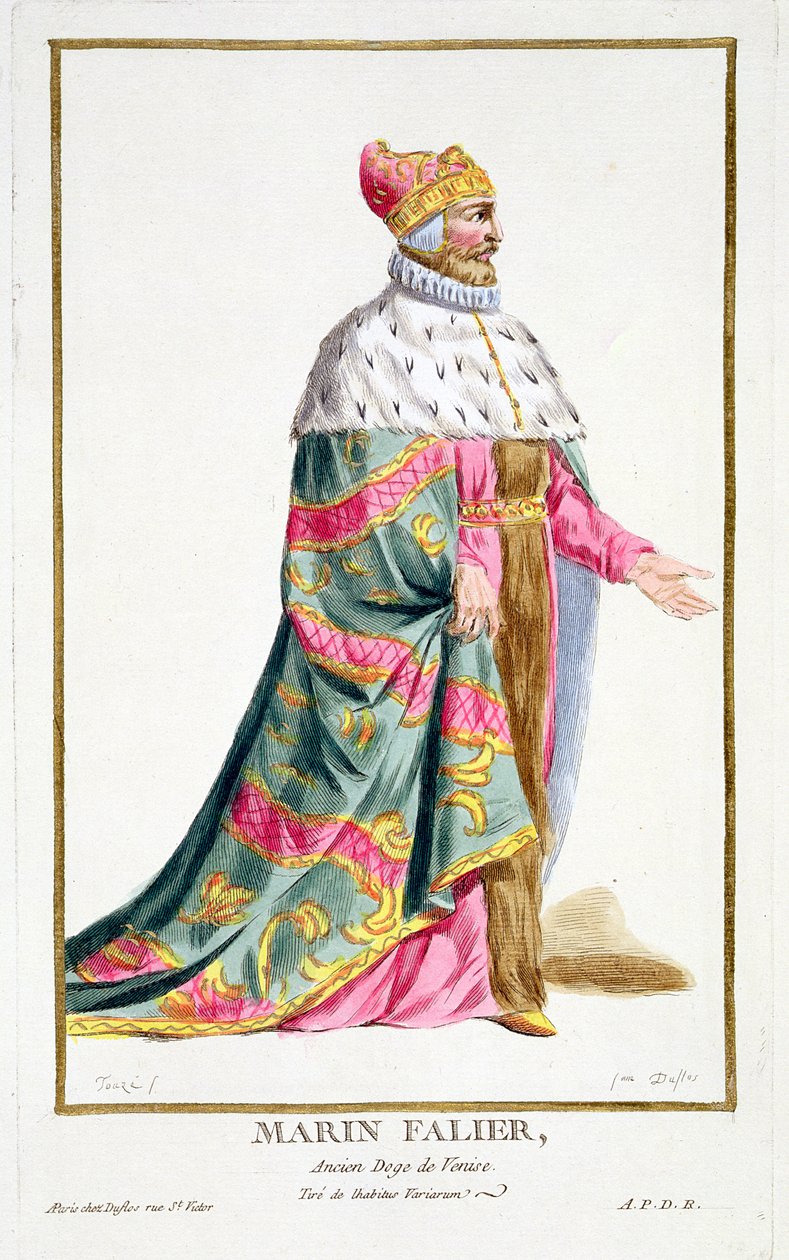 Marino Falier (1274-1355) Doge of Venice from 