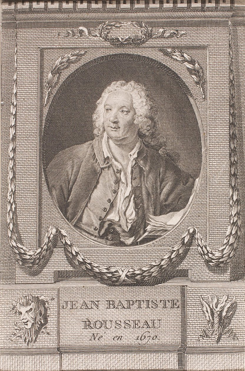 Jean Baptiste Rousseau by Pierre Dupin