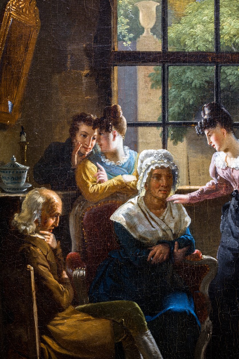 The Cancans at the Doorwoman by Pierre Duval Le Camus
