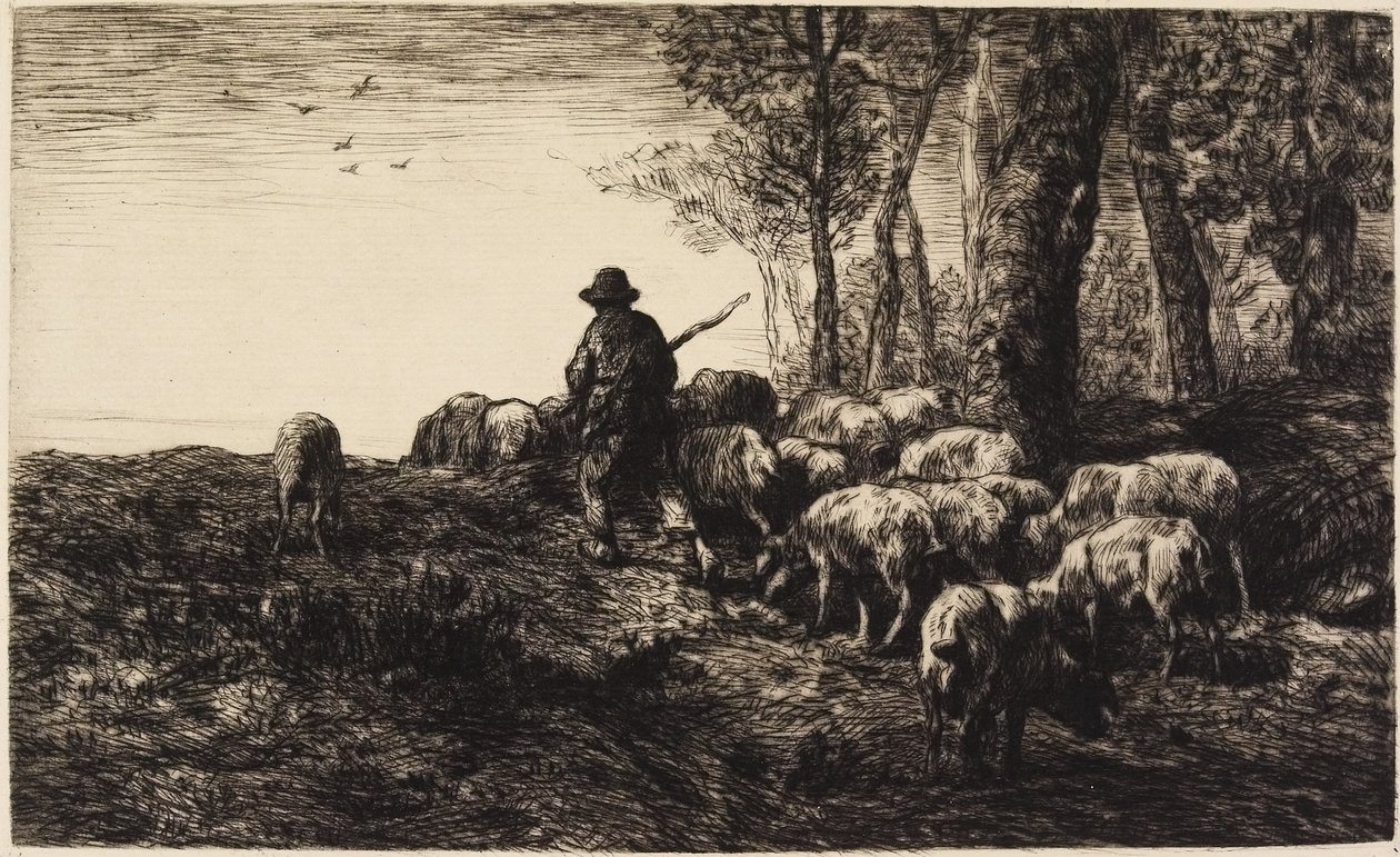 Silence and Night of the Woods by Pierre Edmond Alexandre Hedouin