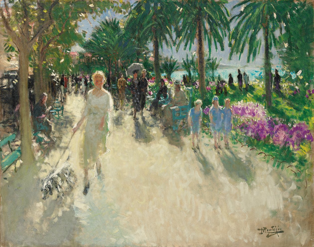 La Croisette, Cannes by Pierre Eugene Montezin
