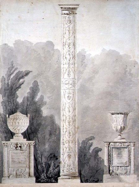 Designs for Neo-Classical Monuments by Pierre Francois Leonard Fontaine