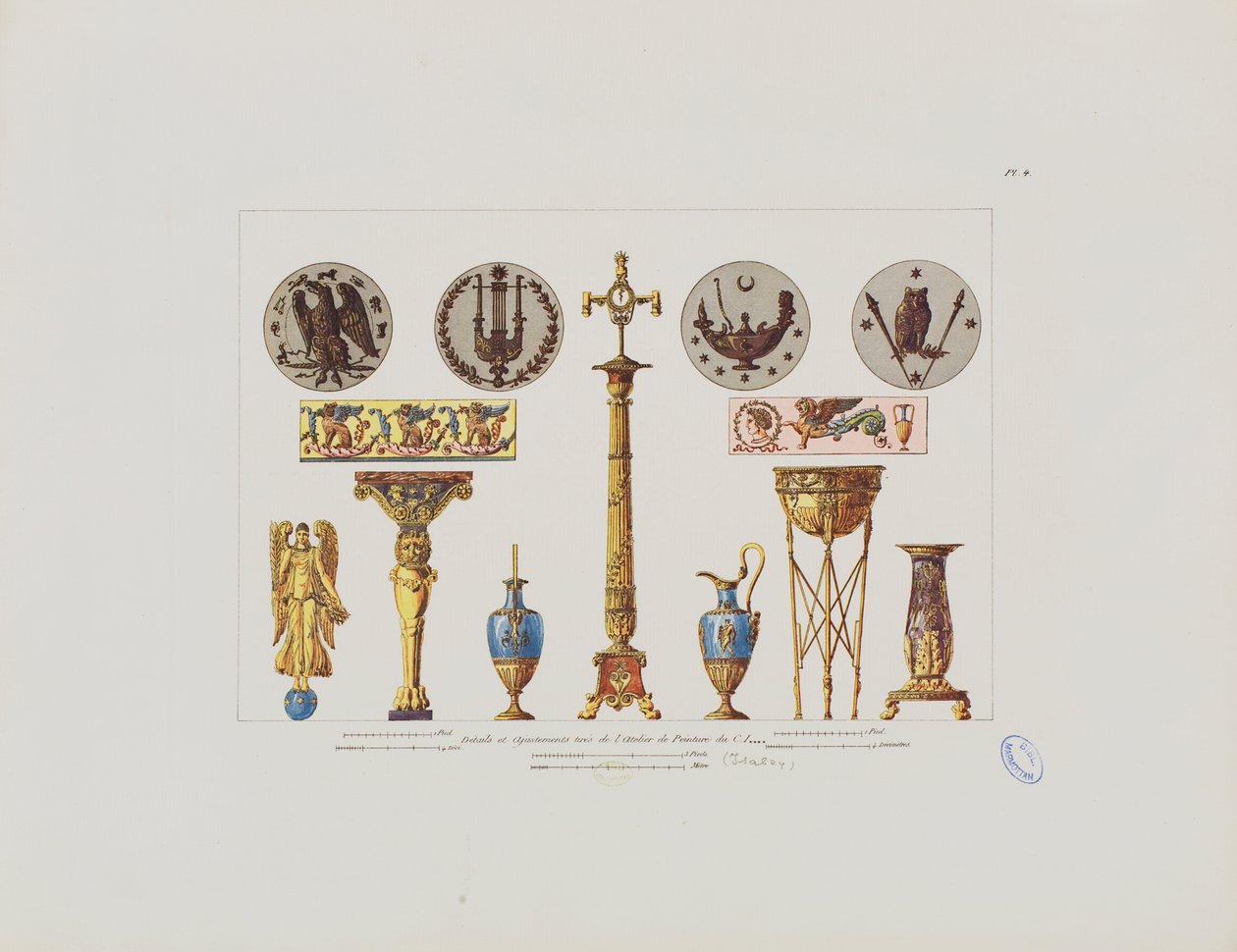 Details and Ornaments from the Studio of Painter C.I. Isabey, from 
