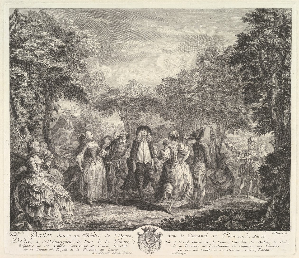 Le Carnaval du Parnasse by Pierre François Basan
