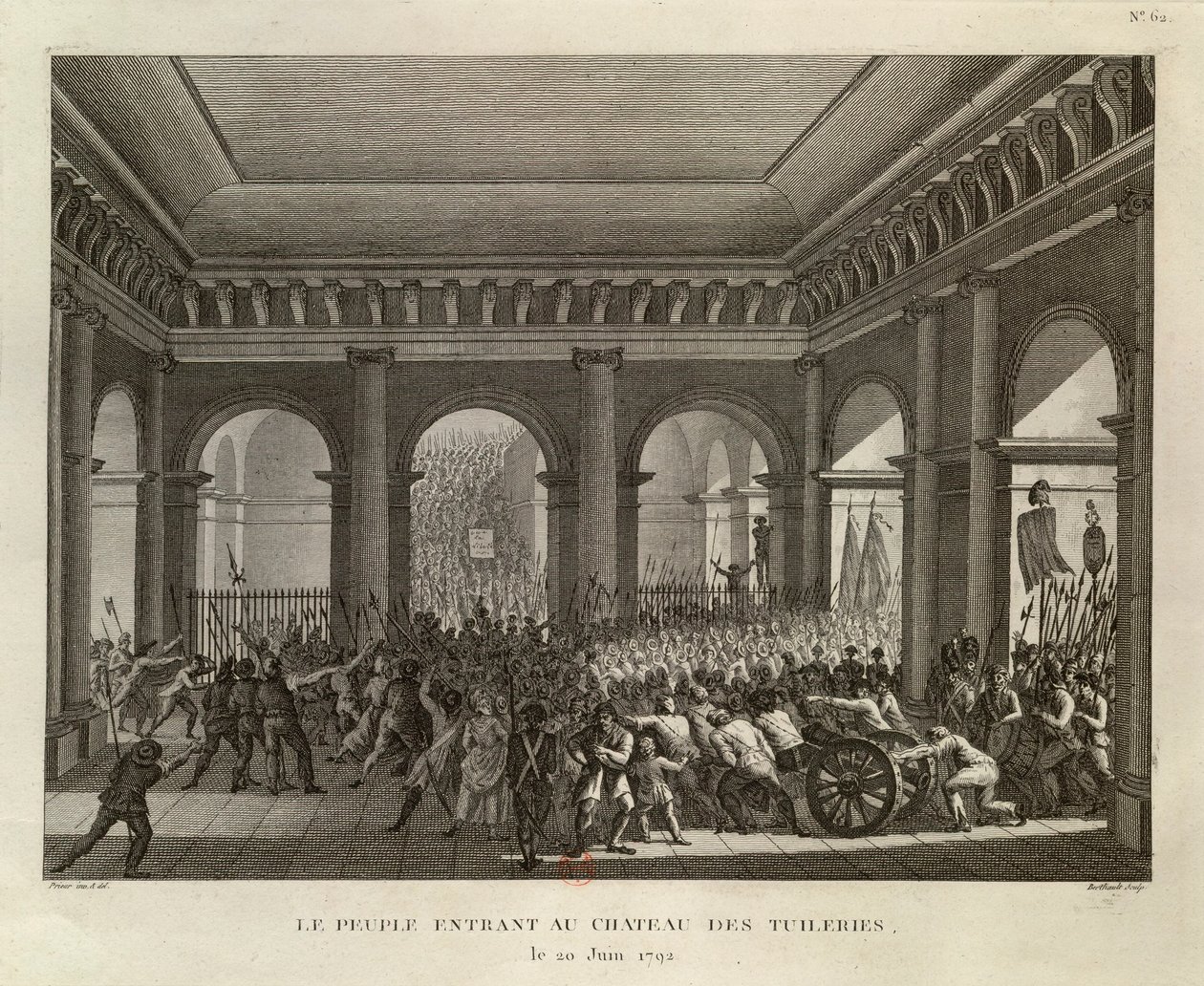 The People Entering the Tuileries Palace by Pierre Gabriel Berthault