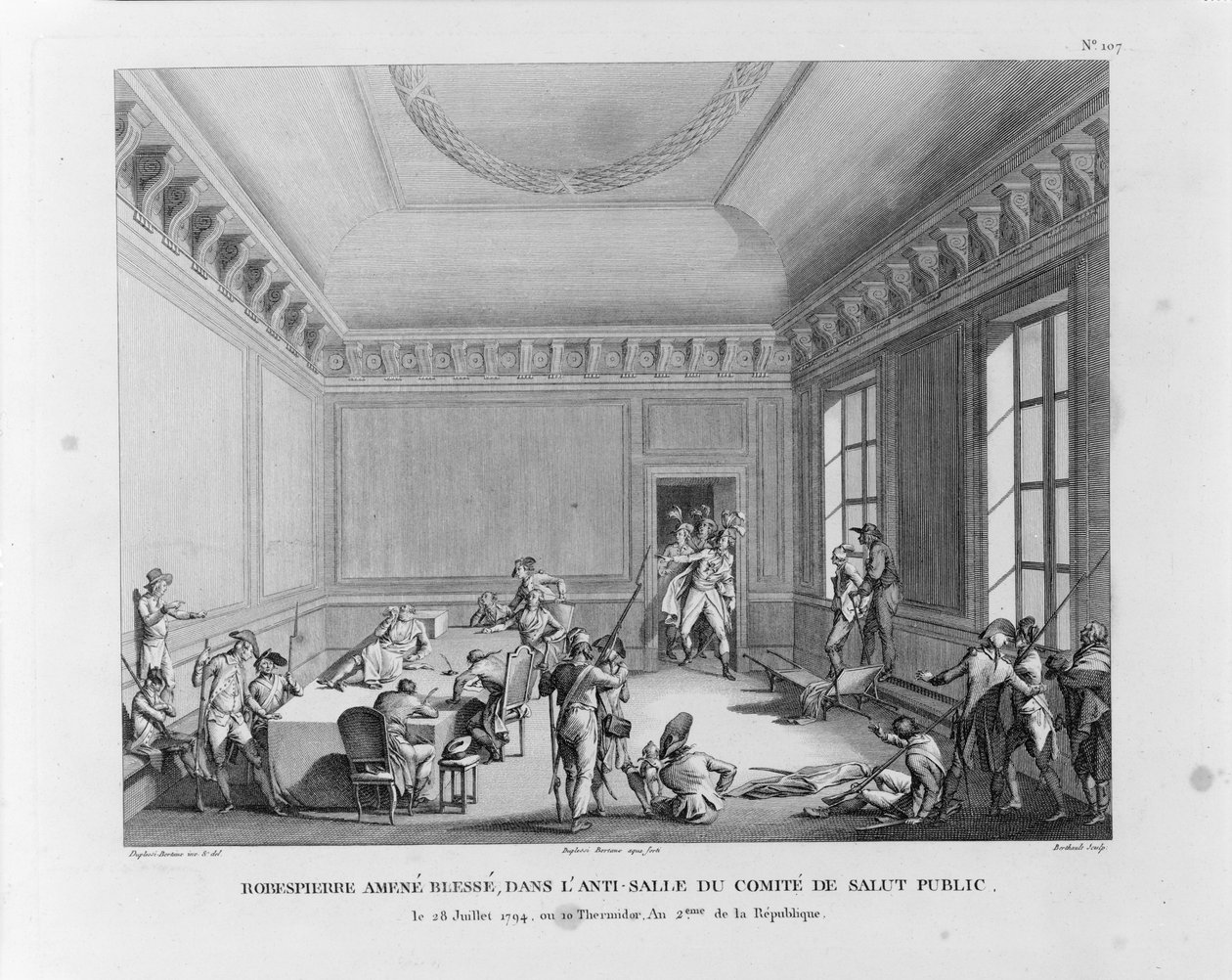 The Arrest of Robespierre on 27 July 1794 by Pierre-Gabriel Berthault