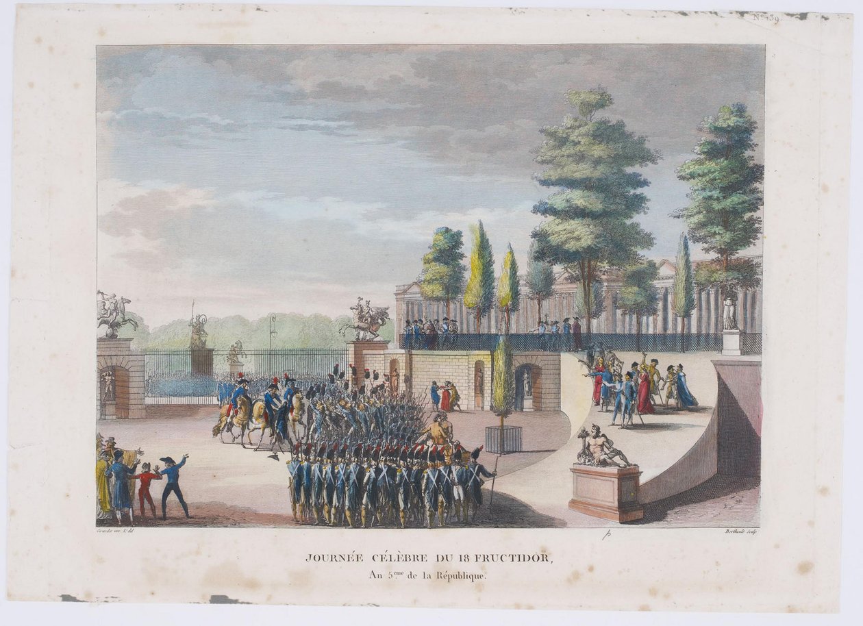 The Coup of 18 Fructidor, Year V, 1804 by Pierre Gabriel Berthault