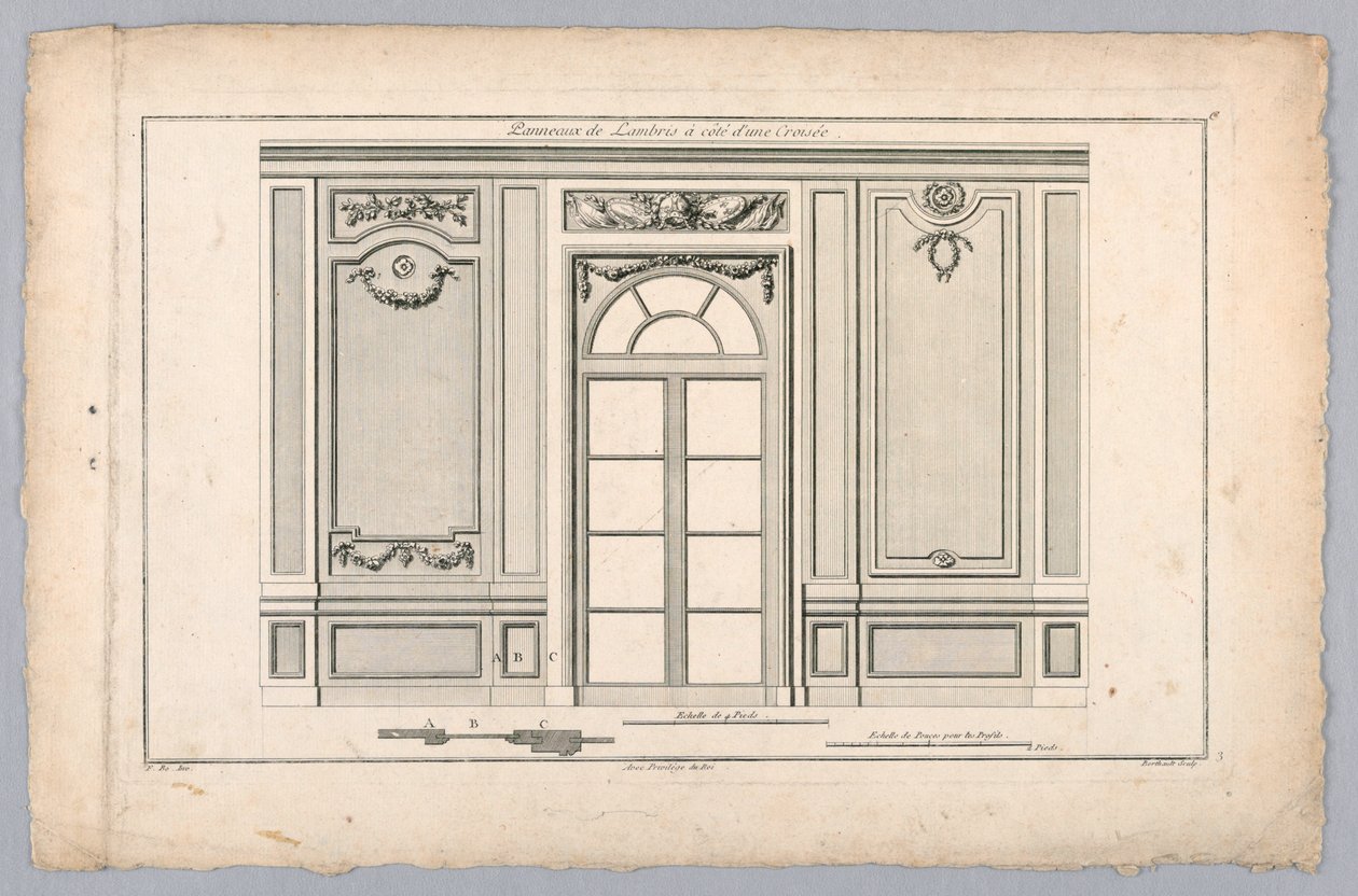 Wall Interior With Door by Pierre Gabriel Berthault