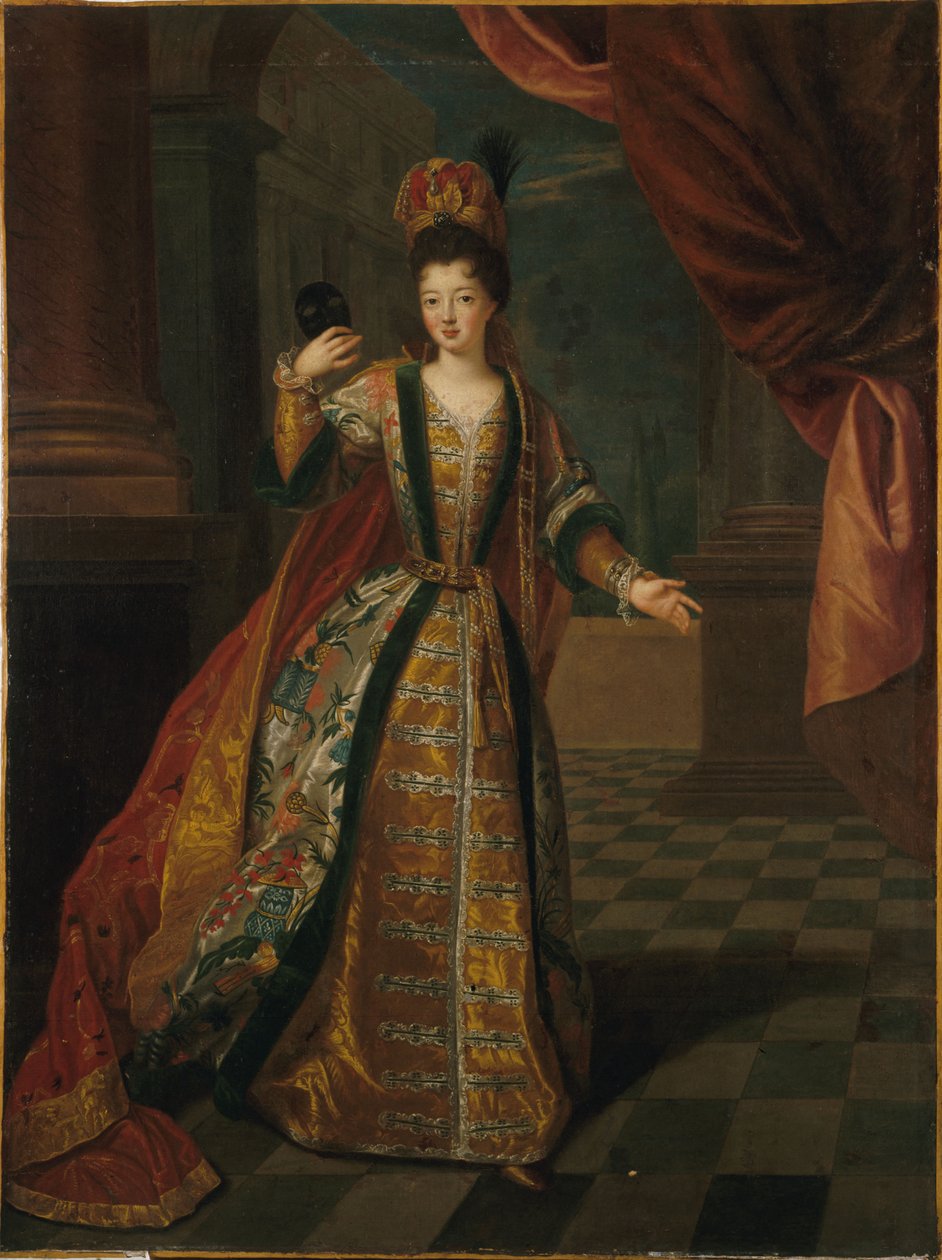 Presumed Portrait of Mademoiselle de Nantes (Louise-Françoise de Bourbon, 1673-1743), in Ball Costume by Pierre Gobert