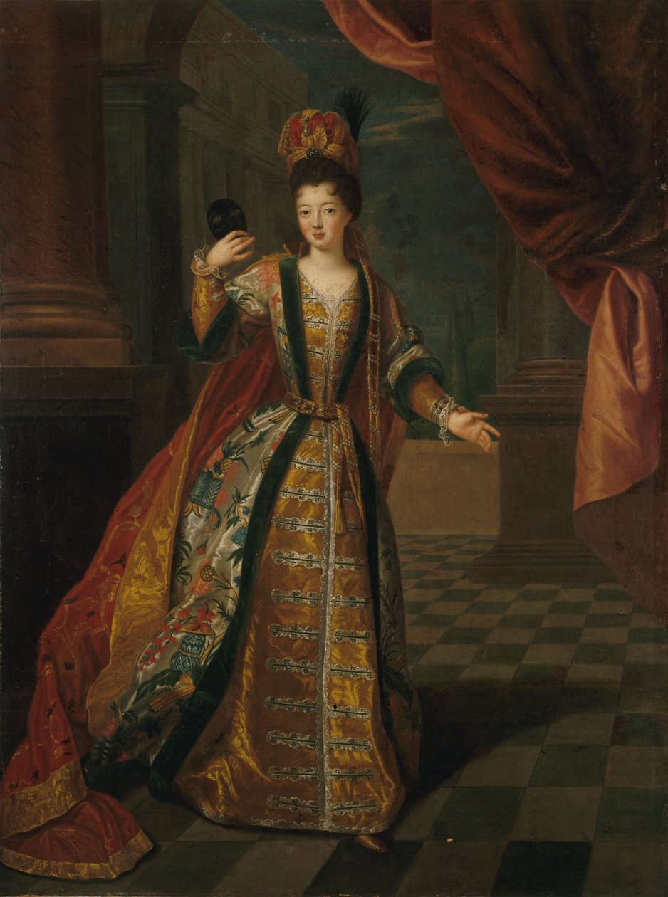 Louise Françoise de Bourbon, Mademoiselle de Nantes, ca. 1690 by Pierre Gobert