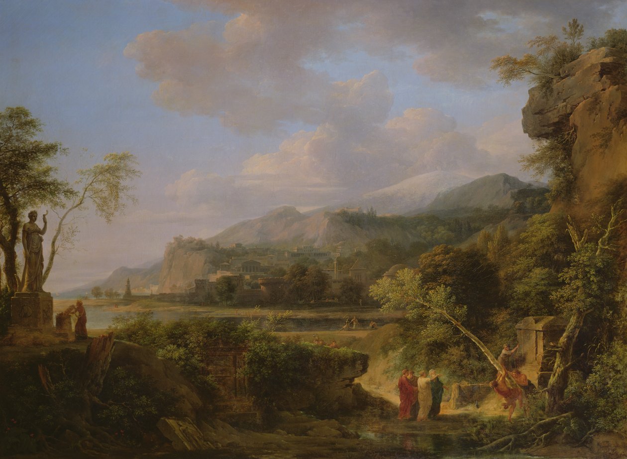 Cicero Discovering the Tomb of Archimedes, 1787 by Pierre Henri de Valenciennes