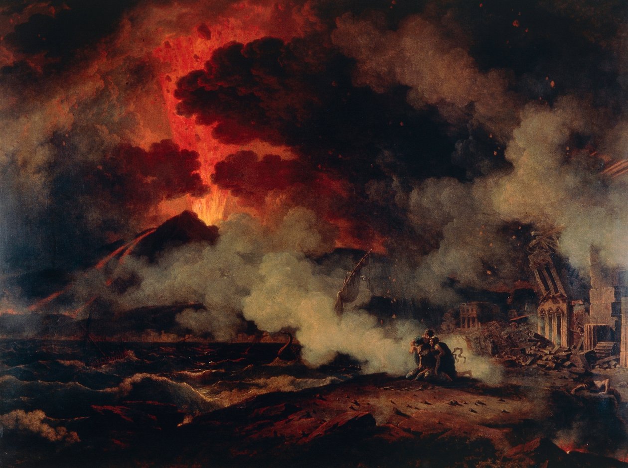 Eruption of Vesuvius by Pierre Henri de Valenciennes