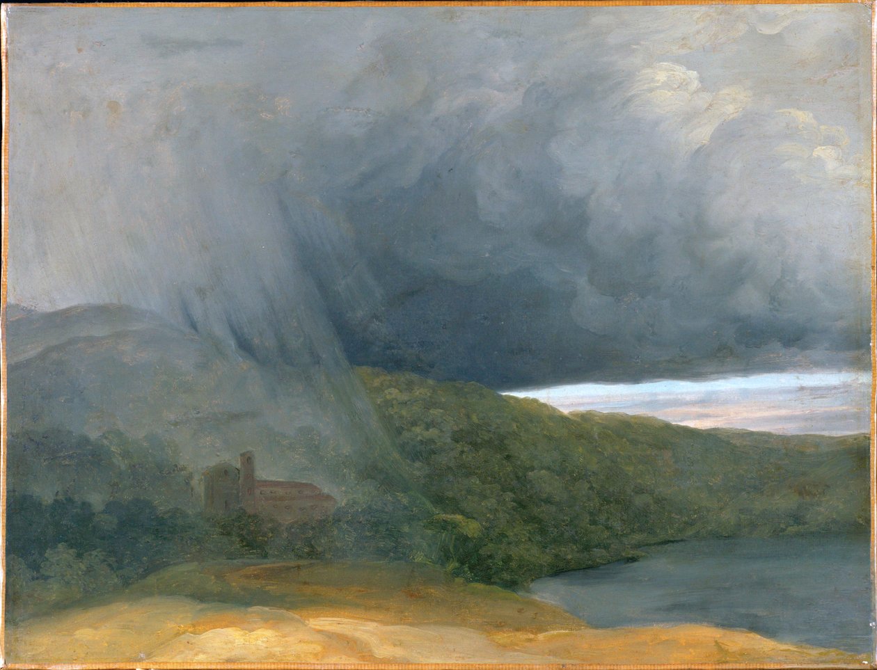 Thunderstorm Over the Lakeshore by Pierre Henri de Valenciennes