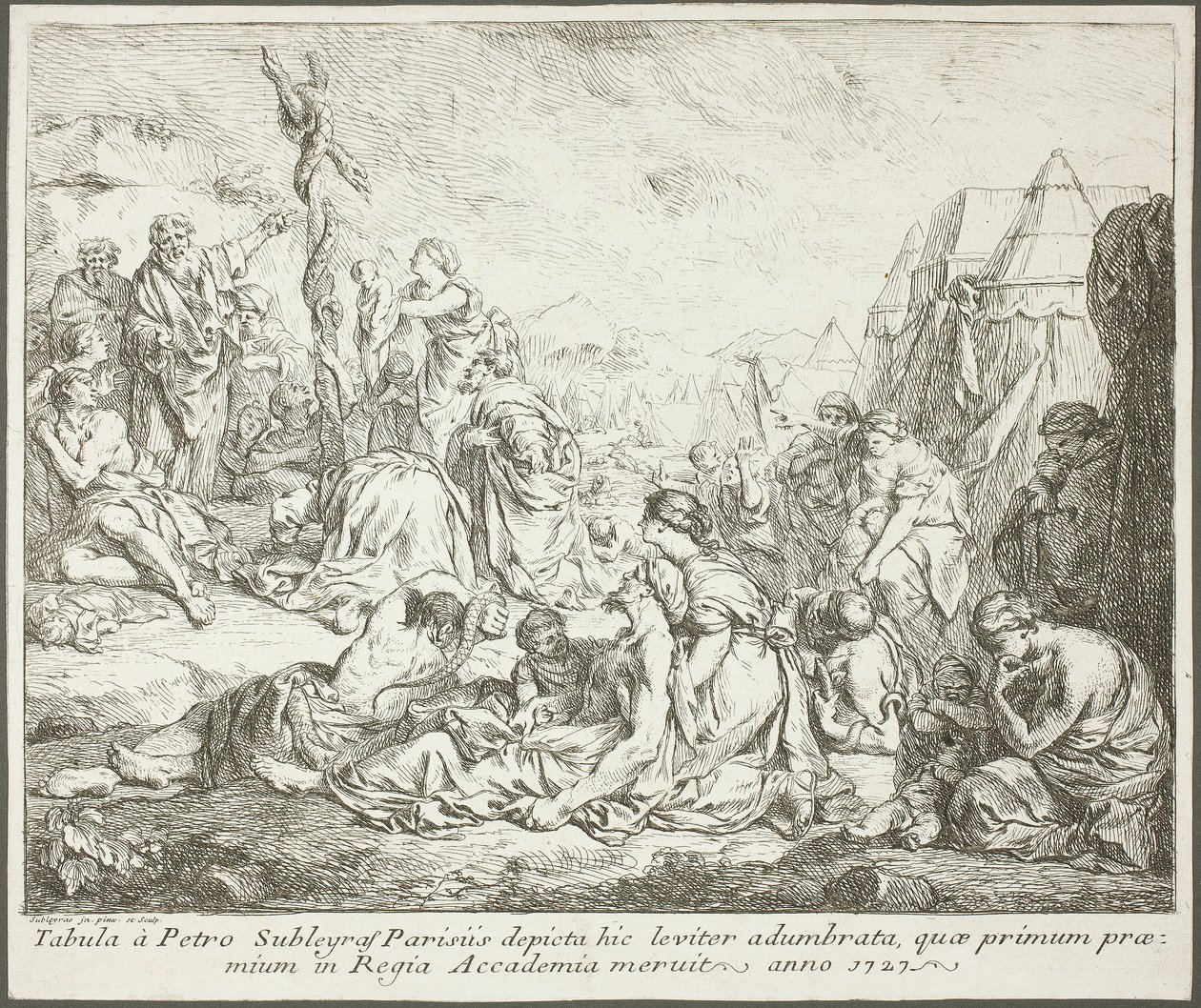 The Brazen Serpent of Moses by Pierre Hubert Subleyras