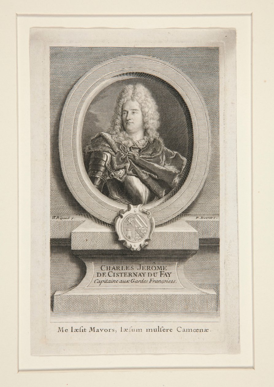 Charles Jérôme de Cisternay du Fay (1662-1723) by Pierre Imbert Drevet