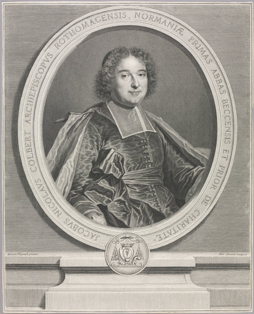 Jacques-Nicolas Colbert by Pierre Imbert Drevet