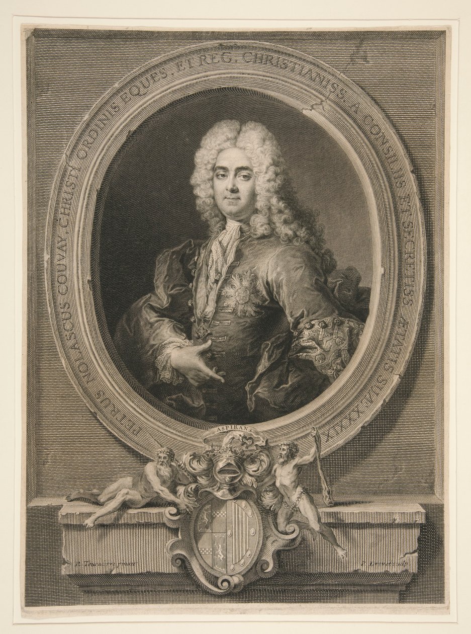 Petrus Nolascus by Pierre Imbert Drevet
