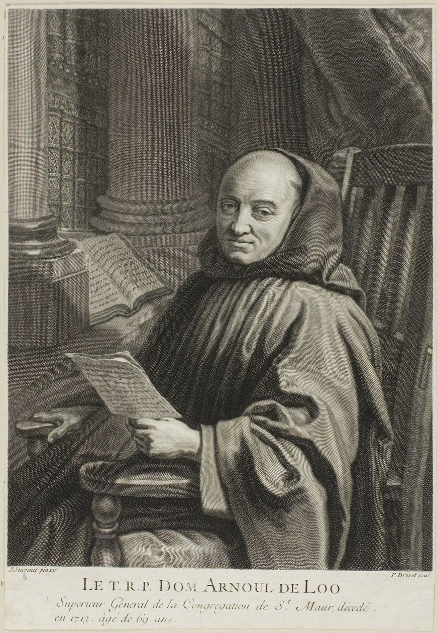 Portrait of Father Arnoul de Loo by Pierre Imbert Drevet