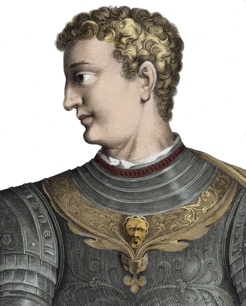 Caligula (Caius Caesar Germanicus), Roman Emperor - Engraving by Pierre Jean Mariette by Pierre Jean Mariette