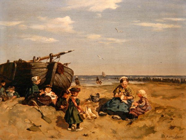 At the Seaside by Pierre Lacur