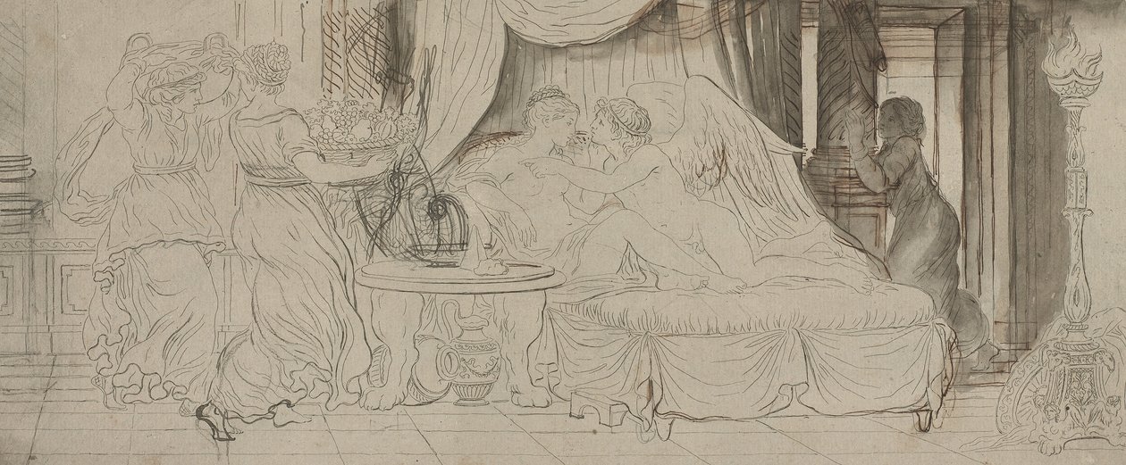 Cupid and Psyche by Pierre Lelu