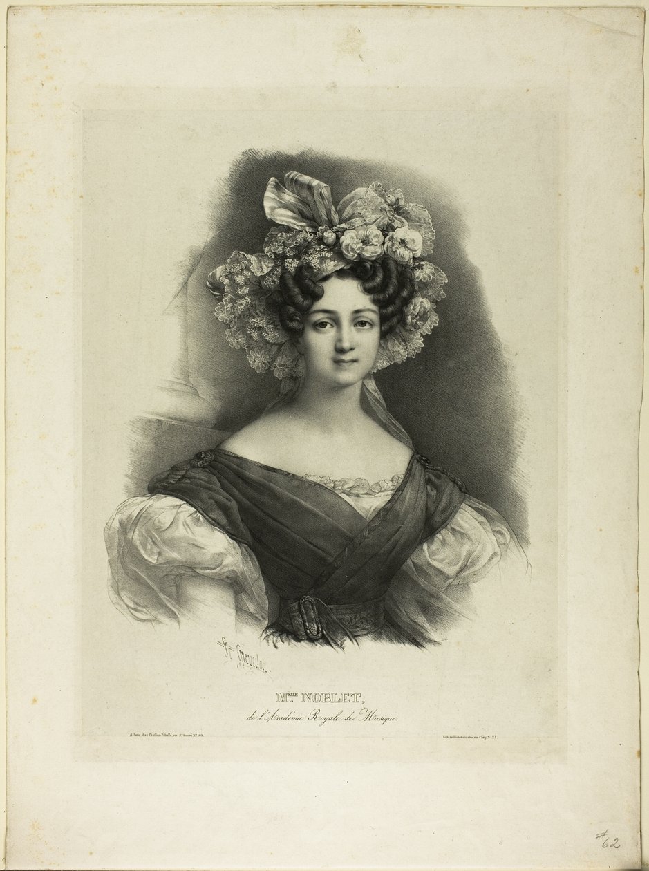 Mlle. Noblet by Pierre Louis Henri Grevedon